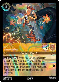 Woody - Leader of the Toys (9) Holofoil - D23 Promos