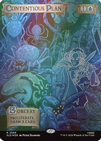 Contentious Plan (Out Of Sight Foil) -  Foil (SLD-2568) - Secret Lair Drop Series