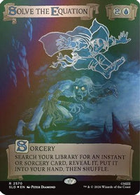Solve the Equation (2570) (Out Of Sight Foil) -  Foil (SLD-2570) - Secret Lair Drop Series