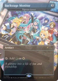 Backstage Monitor - Tigereye Cameo -  Foil (SLD-7093) - Secret Lair Drop Series