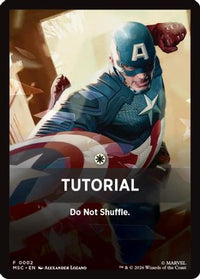 Tutorial Theme Card (0002) -  (MSC-002) - Commander: Marvel Super Heroes