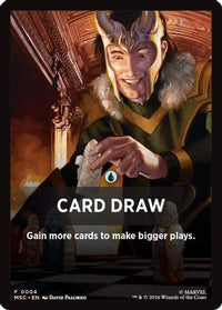 Card Draw Theme Card -  (MSC-004) - Commander: Marvel Super Heroes