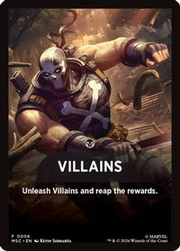 Villains Theme Card -  (MSC-006) - Commander: Marvel Super Heroes