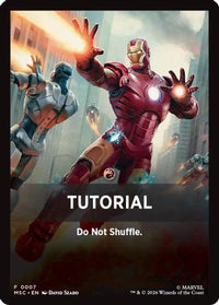 Tutorial Theme Card (0007) -  (MSC-007) - Commander: Marvel Super Heroes