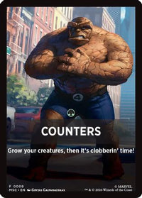Counters Theme Card -  (MSC-009) - Commander: Marvel Super Heroes