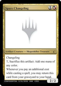 Spare Changeling -  (UNK-) - Un-Known Event Playtest Cards