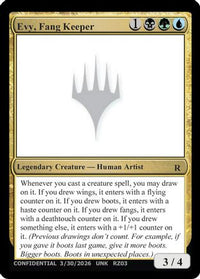 Evy, Fang Keeper -  (UNK-) - Un-Known Event Playtest Cards