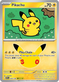Pikachu (034/128) [ME 30th Celebration] Holofoil - None