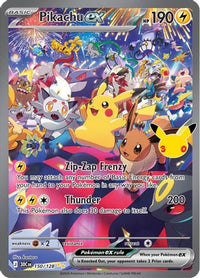 Pikachu ex (150/128) [ME 30th Celebration] Holofoil - Special Illustration Rare