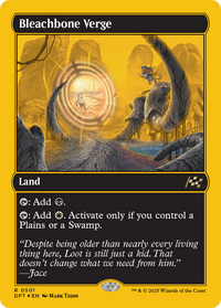 Bleachbone Verge (First-Place Foil) -  Foil (DFT-501) - Aetherdrift