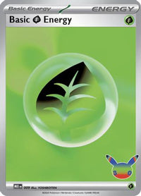 Basic Grass Energy (30th Celebration) (009) [MEE Mega Evolution Energies] Holofoil - Futuristic Rare