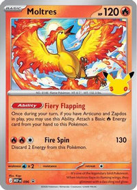 Moltres (30th Celebration) (096) [ME Mega Evolution Promo] Holofoil - Promo
