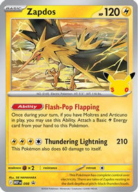 Zapdos (30th Celebration) (098) [ME Mega Evolution Promo] Holofoil - Promo