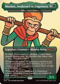 Monkey, Awakened to Emptiness - Kibo, Uktabi Prince -  (SLD-2401) - Secret Lair Drop Series