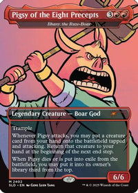 Pigsy of the Eight Precepts - Ilharg, the Raze-Boar -  Foil (SLD-2402) - Secret Lair Drop Series