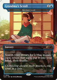 Grandma's Scroll - Merchant Scroll -  Foil (SLD-2824) - Secret Lair Drop Series