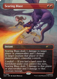 Searing Blaze -  Foil (SLD-2580) - Secret Lair Drop Series