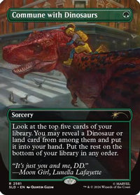 Commune with Dinosaurs -  (SLD-2581) - Secret Lair Drop Series