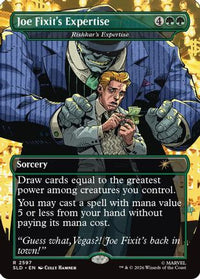 Joe Fixit's Expertise - Rishkar's Expertise -  Foil (SLD-2597) - Secret Lair Drop Series