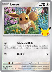 Eevee (116/128) [ME 30th Celebration] Holofoil - Common