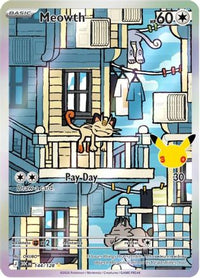 Meowth (144/128) [ME 30th Celebration] Holofoil - Illustration Rare