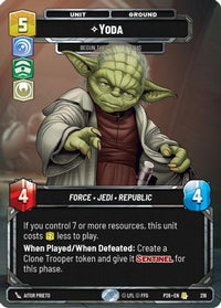Yoda - Begun, the Clone War Has (Foil) (216) - Sector and Regional Promos Season 2 Foil