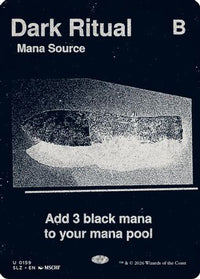Dark Ritual (0159) -  (SLZ-159) - Secret Lair x MSCHF: The Zeta Set