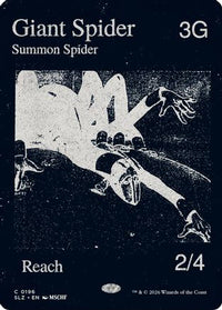 Giant Spider (0196) -  (SLZ-196) - Secret Lair x MSCHF: The Zeta Set