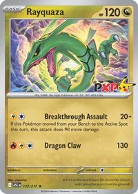 Rayquaza (Cosmos Holo) (153/217) [Miscellaneous Cards & Products] Holofoil - Rare