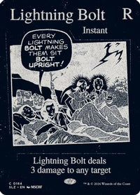 Lightning Bolt (0184) -  (SLZ-184) - Secret Lair x MSCHF: The Zeta Set