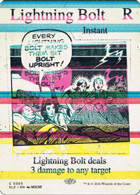 Lightning Bolt (0305) -  (SLZ-305) - Secret Lair x MSCHF: The Zeta Set