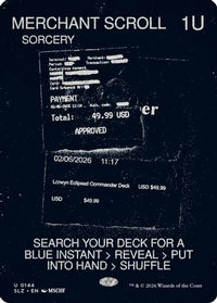 Merchant Scroll (0144) -  (SLZ-144) - Secret Lair x MSCHF: The Zeta Set