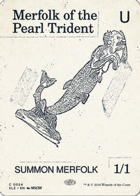Merfolk of the Pearl Trident (0024) -  (SLZ-024) - Secret Lair x MSCHF: The Zeta Set