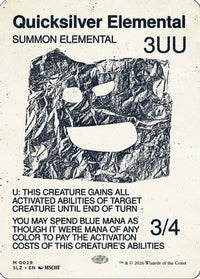 Quicksilver Elemental (0029) -  (SLZ-029) - Secret Lair x MSCHF: The Zeta Set