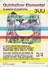 Quicksilver Elemental (0271) -  (SLZ-271) - Secret Lair x MSCHF: The Zeta Set