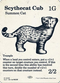 Scythecat Cub (0085) -  (SLZ-085) - Secret Lair x MSCHF: The Zeta Set