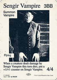 Sengir Vampire (0049) -  (SLZ-049) - Secret Lair x MSCHF: The Zeta Set
