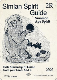 Simian Spirit Guide (0068) -  (SLZ-068) - Secret Lair x MSCHF: The Zeta Set