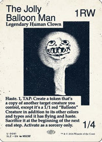 The Jolly Balloon Man (0091) -  (SLZ-091) - Secret Lair x MSCHF: The Zeta Set
