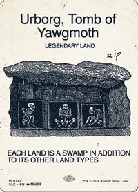 Urborg, Tomb of Yawgmoth (0121) -  (SLZ-121) - Secret Lair x MSCHF: The Zeta Set