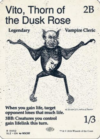 Vito, Thorn of the Dusk Rose (0052) -  (SLZ-052) - Secret Lair x MSCHF: The Zeta Set
