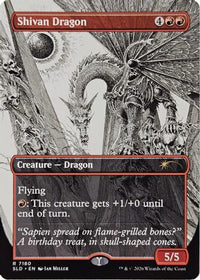 Shivan Dragon (7180) -  (SLD-7180) - Secret Lair Drop Series