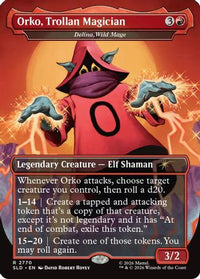 Orko, Trollan Magician - Delina, Wild Mage -  Foil (SLD-2770) - Secret Lair Drop Series