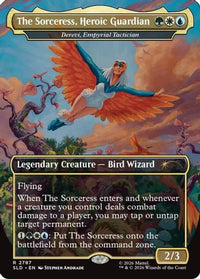The Sorceress, Heroic Guardian - Derevi, Empyrial Tactician -  (SLD-2787) - Secret Lair Drop Series