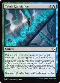 Tam's Resistance -  Foil (FRA-153) - Reality Fracture