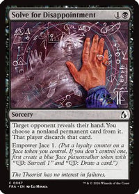 Solve for Disappointment -  Foil (FRA-067) - Reality Fracture