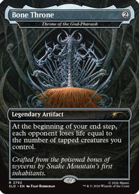 Bone Throne - Throne of the God-Pharaoh -  Foil (SLD-2792) - Secret Lair Drop Series