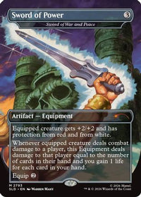 Sword of Power - Sword of War and Peace -  Foil (SLD-2793) - Secret Lair Drop Series