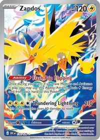 Zapdos (133/128) [ME 30th Celebration] Holofoil - Illustration Rare