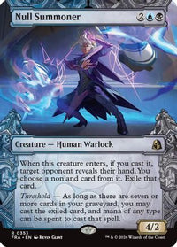 Null Summoner (Showcase) -  Foil (FRA-353) - Reality Fracture